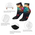 thumbnail image 5 of Rocae Colorful Flower Bird for Premium Adult Socks,Comfortable, Breathable, and Durable Socks, Perfect for Everyday Wear, 5 of 7
