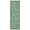 Green, variant on FairOnly Floral Print 2'x6'Black Runner Rug Machine Washable Pet Friendly Ultra Thin Non Slip Mat for Hallway Kitchen Laundry