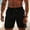 Black, variant on Men's Casual Sweat Shorts 7 Inch, Elastic Waist Drawstring Gym Shorts with Zipper Pockets, Soft Breathable Workout & Lounge Shorts Gray