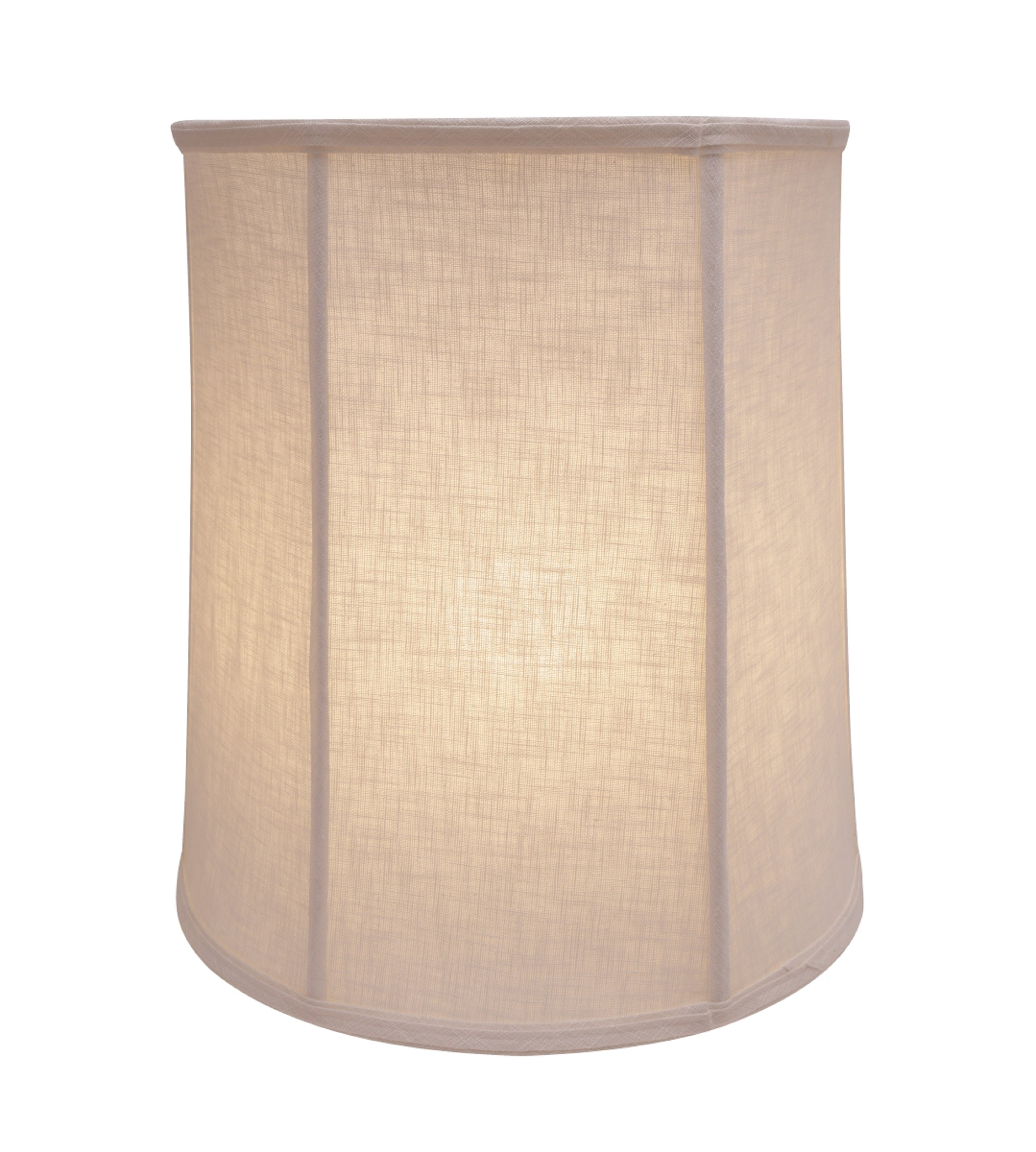 Aspen Creative 35037 Transitional Empire Shaped Spider Construction Lamp Shade in Off White, 14" wide (12" x 14" x 15")