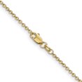thumbnail image 4 of Chaîne Pendentif Collier Câble Grand Rond en Or Jaune 14k 20 Pouces 1.4mm, 4 of 9