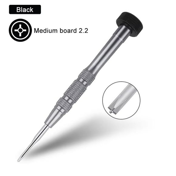 KUAIQU 2.2 Mini Tournevis de Poche Noir Moyen Outil Magnétique de Précision pour Réparation iPhone Électronique Tablette