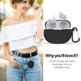 thumbnail image 3 of Funda compatible con Beats Studio Buds 2021, funda de piel suave de TPU, funda protectora que absorbe los golpes con llavero. Levamdar WMZY-344-1, 3 of 4