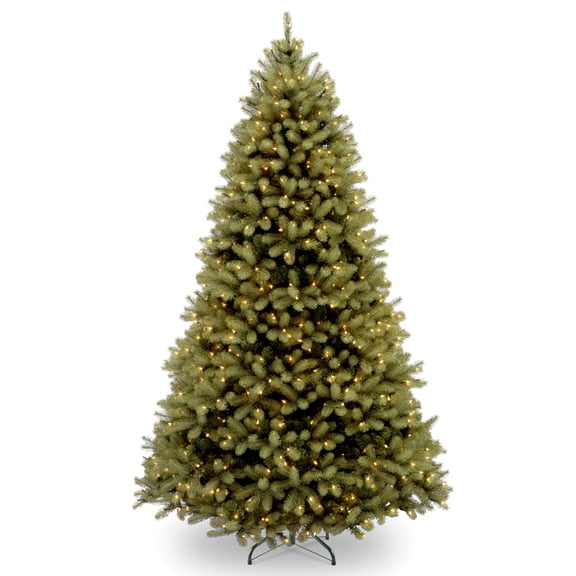 National Tree Company 6’ Pre-Lit Downswept Douglas Fir Artificial Christmas Tree, Clear Lights