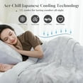 thumbnail image 4 of OIGAE Cooling Comforter for Hot Sleepers and Night Sweats Twin Size Double Sided Cooling Blanket Q-Max 0.45 Breathable Summer Cold Comforter for Bed, 60" x 80", 4 of 8