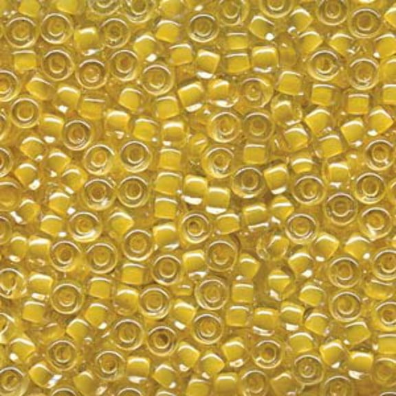 Lemon Lined Crystal Miyuki Seed Beads 6/0 6-9202-TB