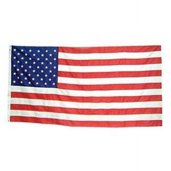 Annin Flagmakers 1420 5 ft. X 9 .5 ft. Cotton U.S. Casket Flag