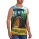 thumbnail image 2 of Fotbe Green Tractor Field Men's Camiseta sin Mangas Estampada para Hombres, Playera Casual para Gimnasio, Entrenamiento, Playa-Medium, 2 of 7