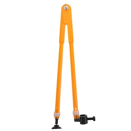 Large Teaching Compass for Whiteboards, Magnetic Tool for Whiteboard Use, Yellow Design for Classroom and Office