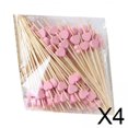 thumbnail image 1 of Palillos de frutas,Palillos de frutas desechables Palillos de madera para cócteles,Palillos de madera resistentes para aperitivos Brochetas Favor de fiesta,Artículos para fiestas Palillos de, 1 of 8