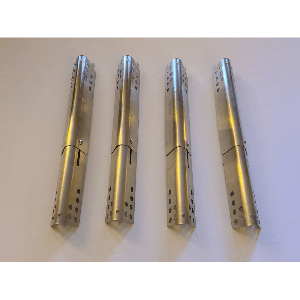 Set of Four Adjustable Length Stainless Steel Replacement Heat Plates