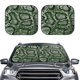 thumbnail image 2 of Fotbe Green Snakeskin Juego de 2 Piezas de Parasoles para Parabrisas | Bloqueador Solar para Auto | Accesorios Plegables para Protección Solar Interior-Large, 2 of 6