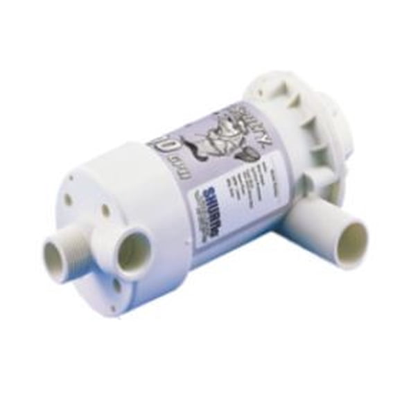 SHURflo Livewell /Baitwell Pump 1700-021-030 Livewell /Baitwell Pump; Bait Sentry; Centrifugal; 1100 Gallon Per Hour; 3/4 Inch NPTM x 1-1/8 Inch Hose Barb; 4.93 Inch Width x 7.85 Inch Height