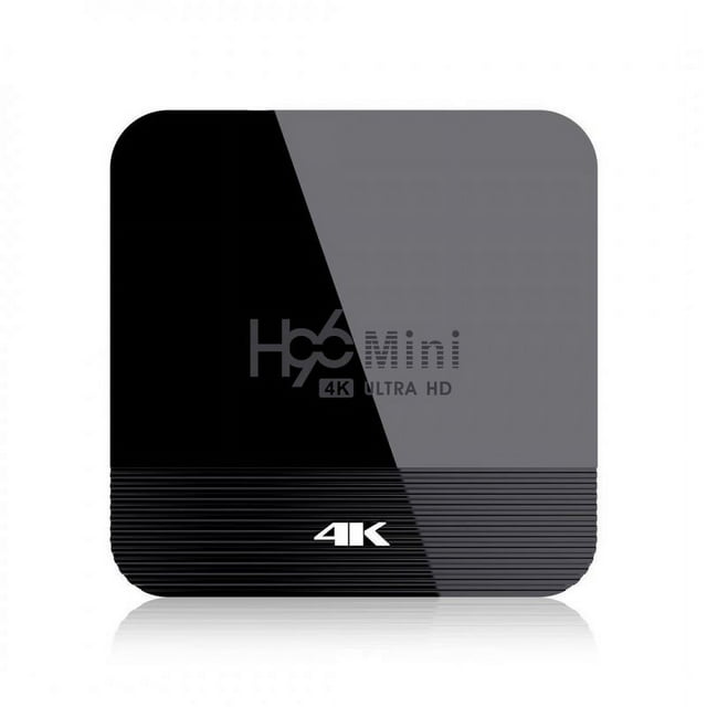 H96 Mini H8 Android 9.0 Boîtier TV 1080p 4k Wifi Google Store Netflix H96mini 1g8g Décodeur Noir_1 Go + 8 Go avec Télécommande Vocale G20