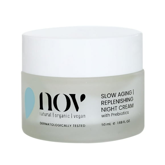 Crema de noche NOV Slow Aging Regeneradora con aceite de rosa mosqueta 50 ml