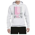 thumbnail image 2 of Nurse Flag Heartbeat Hero Caregiver Nurse Gift | Mens Independence Day Hooded Sweatshirt Graphic Hoodie, White, X-Large, 2 of 4