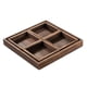 thumbnail image 5 of Bandeja de desayuno, bandeja de servicio de madera rústica, platos de madera, bandeja de servicio de té, bandejas de comida telescópicas rústicas, par 5 piezas Macarena Bandeja de servir, 5 of 8