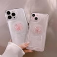 thumbnail image 2 of Cute 3D Crystal Bow Tie Bowknot Camera Lens Protection Glitter Sparkle Bling Transparent Clear Soft Shockproof Phone Cover (Bowtie,13promax), 2 of 15