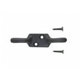 thumbnail image 4 of Renovators Supply Black Cleat Hooks 4" L Wrought Iron Cord Rope Holder for Window Blinds or Flagpoles Cord Safety Wrap Curtain Sun Screen Blind String Tie Hooks w/Screws Pack of 4, 4 of 10