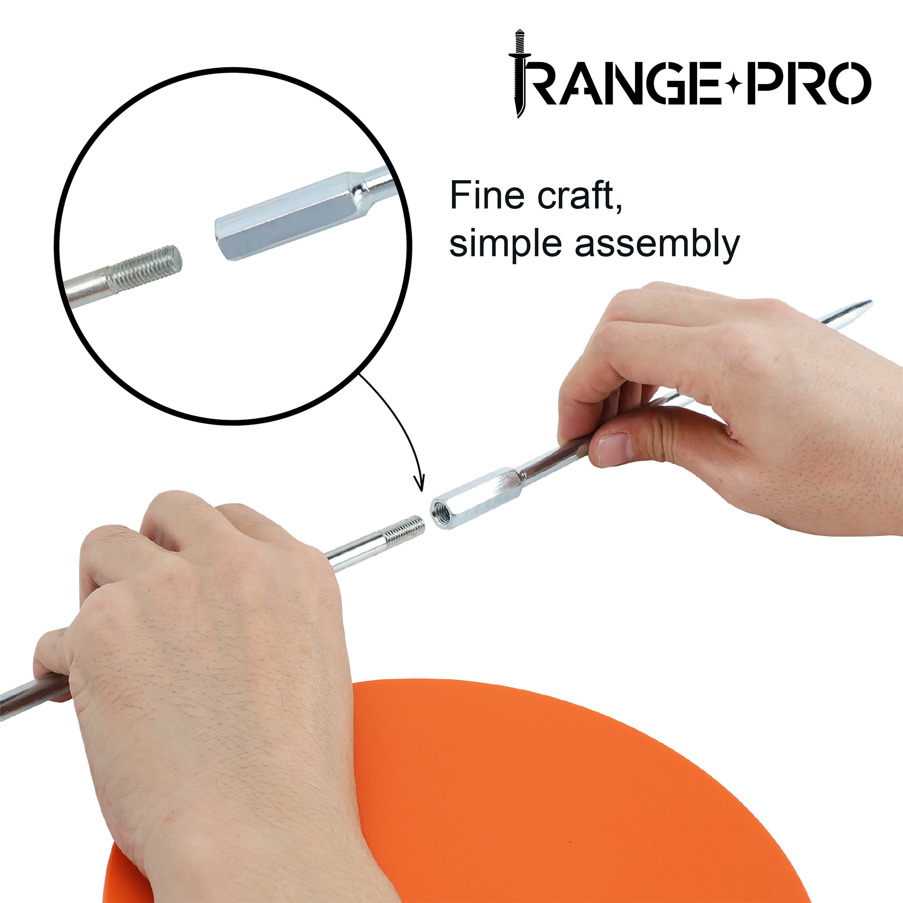 2-in-1 & 8" Round Self-Healing Spinner Target Set