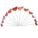 thumbnail image 4 of 12 Piezas de Decoración de Jardín de Mariposas Plástico + Herramienta de sanía de Jardín de Bricoje rojo Macarena Sembradora de mariposas Estacas Decoración, 4 of 6