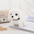 thumbnail image 1 of Electronic Plush Toys Puppy-Walking, Barking, Tail Wagging, Stretching Companion Animal for Kids Toddlers（Collar Labrador [White]）, 1 of 5