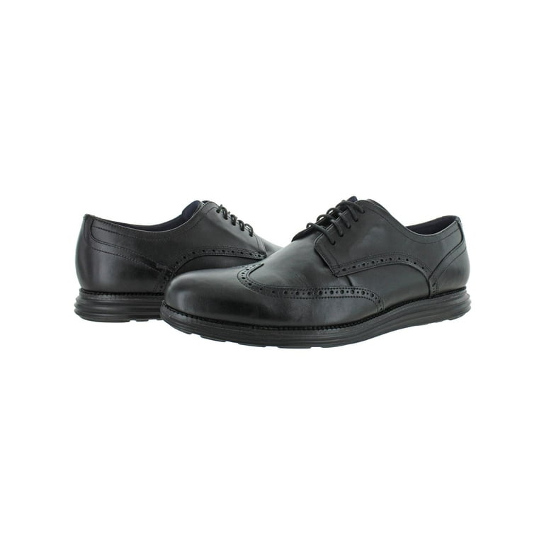 Cole Haan Mens OriginalGrand Leather Wingtip Oxfords Black Cole Haan Mens OriginalGrand Leather Wingtip Oxfords Black