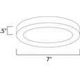 thumbnail image 2 of 57712WTBK-Maxim Lighting-Wafer - 7 Inch 15W 1 LED Round Wall/Flush Mount, 2 of 2