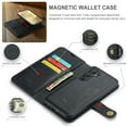 thumbnail image 2 of Allytech Wallet Case for Samsung Galaxy S24 Plus with 3 Card Slots & Cash Pocket, 2 in 1 Detachable Strong Magnetic Case, Retro PU Leather Shockproof Magnetic Clasp Slim Protective Shell - Black, 2 of 8