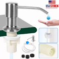 thumbnail image 2 of 360° Sink Soap Dispenser, Stainless Steel, Kitchen Hands Liquid Pump Bottle Tube, 2 of 6