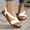 White, variant on AXXD Black Sandals for Women Summer Casual Flat Sandals Flip-flops