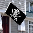 thumbnail image 2 of mokarier Anonymous Pirate Flag Banner Outdoor Indoor Decoration Flag 3x5Feet Double Stitched Polyester with Brass Grommets, 2 of 6