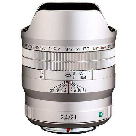 UPC: 0027075302990 | HD Pentax-D FA 21mm f/2.4 ED Limited DC WR Lens Silver
