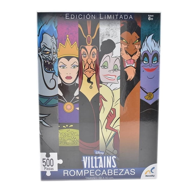 Rompecabezas Novelty Disney Villanos con 500 pzas