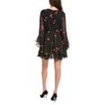 thumbnail image 2 of CeCe womens  Ruffle Mini Dress, m, Black, 2 of 3