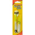 thumbnail image 3 of Johnson Original Beetle Spin Fishing Lure, Pearl Holo/Chartreuse, 3 in, 3 of 5