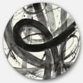 thumbnail image 1 of Designart 'rouleau Minimaliste III' Art Mural Géométrique en Métal, 1 of 3