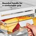 thumbnail image 4 of OXO Good Grips Fridge Undershelf Drawer 14 in - for Deli Meat, Cheese, Produce and More, 4 of 6