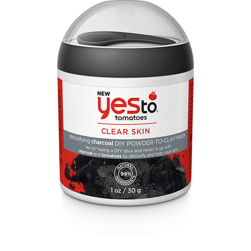 Yes To Tomatoes Detoxifying Charcoal DIY Mask PowderToClay Charcoal