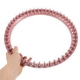 thumbnail image 4 of Minkissy 1 Set Knitting Accessory Plastic Pink For DIY Knitting Projects, 4 of 8