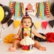 thumbnail image 2 of Suministros de fiestas para bebés de 3 PC para el primer cumpleaños Circus Carnival Tema Colorido Banner Cake Flag Gat Gat de un año de cumpleaños de un año, 2 of 6