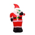 thumbnail image 4 of Accesorios inflables para exteriores,Decoración navideña inflable con luces LED,Decoración inflable navideña para exteriores,Adorno navideño inflable iluminado para Papá Noel con dulces, 4 of 10