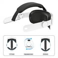 thumbnail image 5 of Adjustable Head Strap for Oculus/Meta Quest 3, Replacement Elite Strap with PU Sponge Pad, Comfort VR Accessories Ensures Relaxed Video Games, 5 of 6