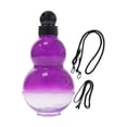 thumbnail image 1 of Botella de agua de calabaza Botella para beber agua 900 ml Bonita con correa para el hombro Taza para beber al aire libre para pescar y montar Púrpura, 1 of 8
