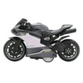 thumbnail image 2 of Jouet Moto à Rétrofriction, Modèle de Moto en Alliage Détaillé Innovant Haute Simulation pour Collection Gris, 2 of 8