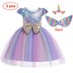 thumbnail image 1 of Vestido de unicornio para niña, vestido de baile bordado, vestidos de cumpleaños de princesa para niña, disfraces de fiesta, ropa para niños, nuevo Fivean unisex, 1 of 2