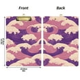 thumbnail image 5 of FORMRS Acrylic Clipboard with Low Profile Clip Standard A4 Letter Size, 12.5" x 9", Purple Wave Pattern, 5 of 8