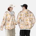 thumbnail image 4 of Balery Cute Bee Gnome Sudadera ligera de manga larga con capucha y protección solar UPF 50+ para hombre y mujer, ideal para pesca y running-Small, 4 of 7