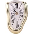 thumbnail image 1 of Reloj de pared de diseño moderno con diseño de fusión y distorsión, ideal como regalo para el hogar o el jardín., 1 of 5