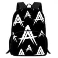 thumbnail image 4 of Mochilas de moda para niños y niñas, diseño de rapero Anuel AA, regalo de cumpleaños para estudiantes, mochilas escolares para niños, mochilas duraderas para acampar, 4 of 4